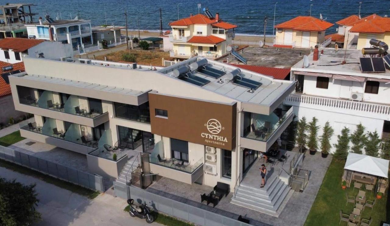 Cynthia Aparthotel Nea Vrasna Bagian luar foto